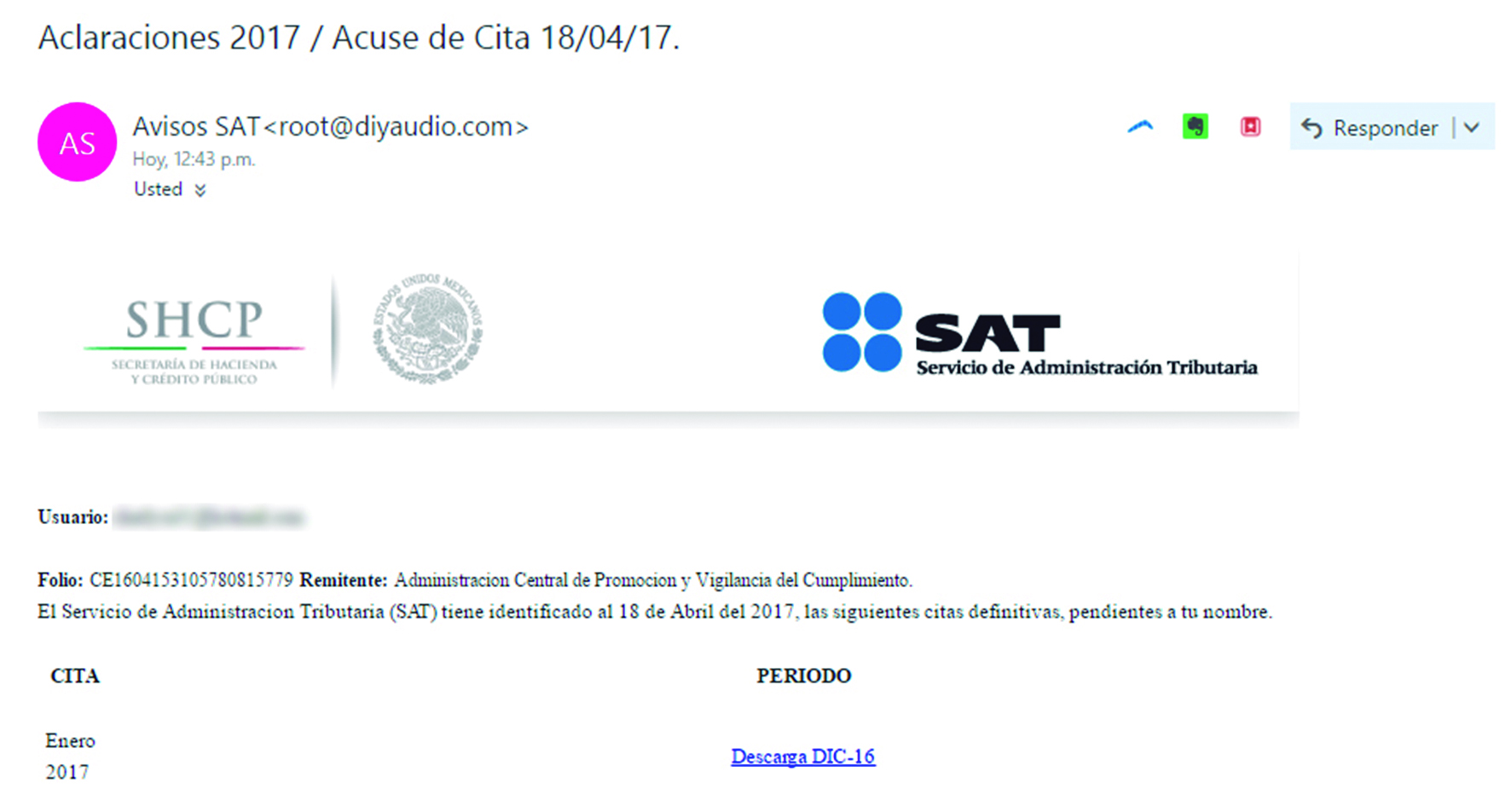 Cuidado Correos Falsos Del Sat